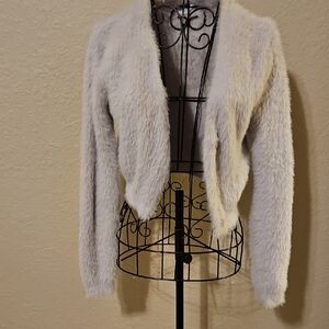 Women's Fuzzy Lilac Sweater